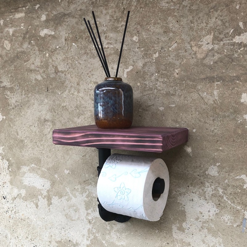 WC-PAPÍR TARTÓ LEVENDULA SZÍNŰ POLCCAL WC-PAPÍR TARTÓ LEVENDULA SZÍNŰ POLCCAL